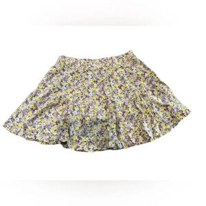 NWT Vero Moda Floral mini skirt swing skater XL